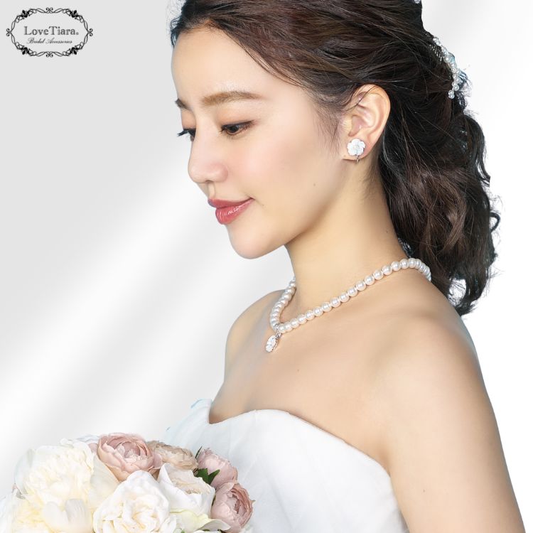 イヤリング　ウエディング　ブライダル　結婚式