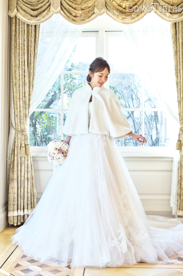 着用イメージ ヘッドドレス ウエディング 結婚式