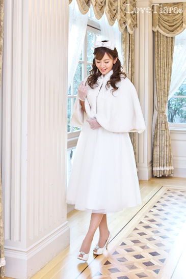着用イメージ ヘッドドレス ウエディング 結婚式