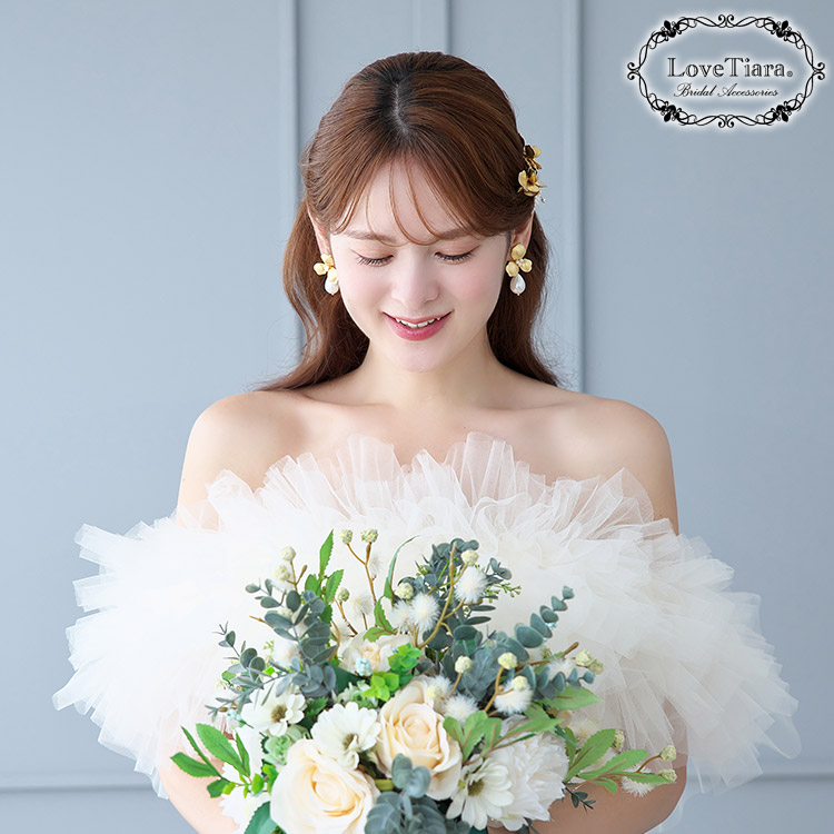 イヤリング　ウエディング　ブライダル　結婚式