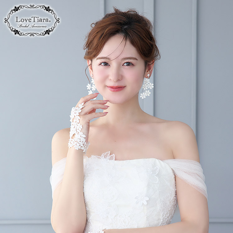 イヤリング　ウエディング　ブライダル　結婚式