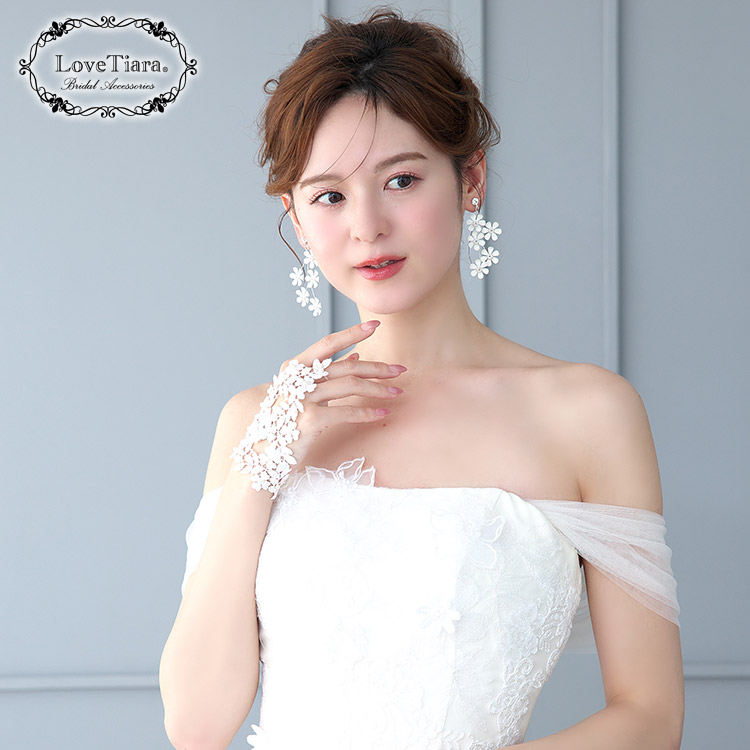イヤリング　ウエディング　ブライダル　結婚式