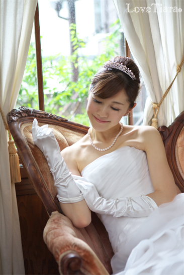 着用イメージ ティアラ ウエディング 結婚式