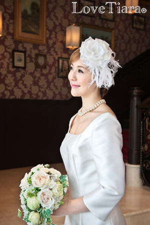 ヘッドドレス　ウェディング　ブライダル　結婚式