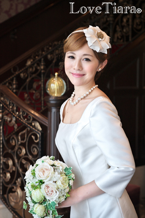 ヘッドドレス　ウェディング　ブライダル　結婚式