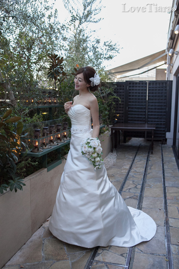 着用イメージ ヘッドドレス ウエディング 結婚式