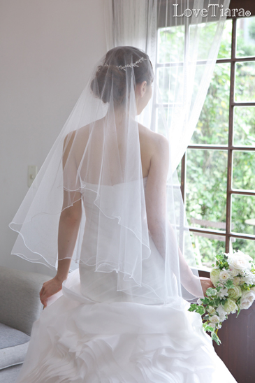 結婚式 ブライダル ウェディング ヘッドドレス リーフ 葉 ボタニカル ナチュラル バックカチューシャ