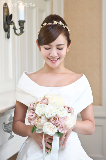 着用イメージ ヘッドドレス ウエディング 結婚式