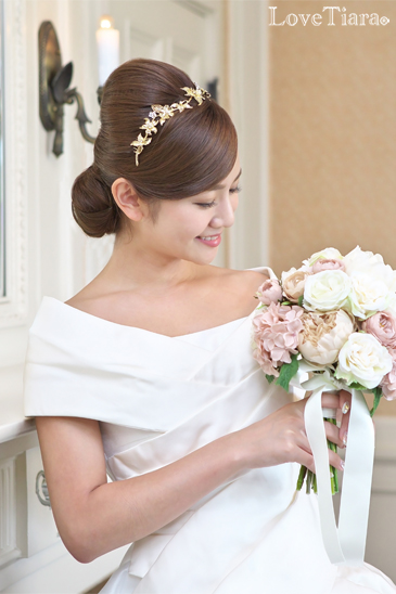 着用イメージ ヘッドドレス ウエディング 結婚式