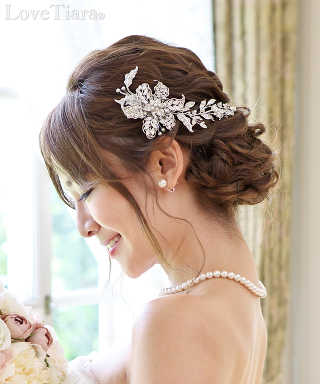 ウェディング　 結婚式　豪華ジュエリー　ヘッドドレス　ヘアアクセサリー　髪飾り