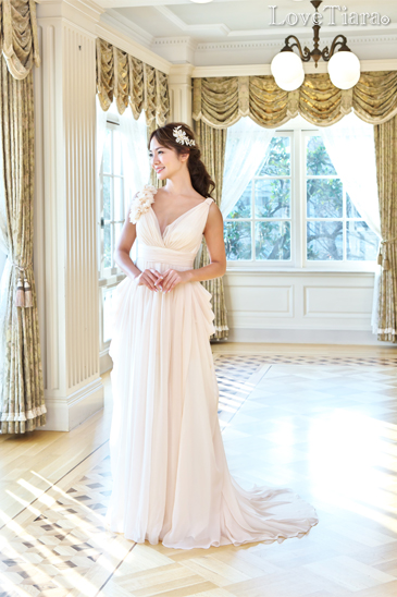 着用イメージ ヘッドドレス ウエディング 結婚式
