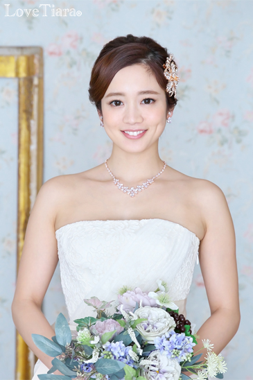 着用イメージ ヘッドドレス ウエディング 結婚式