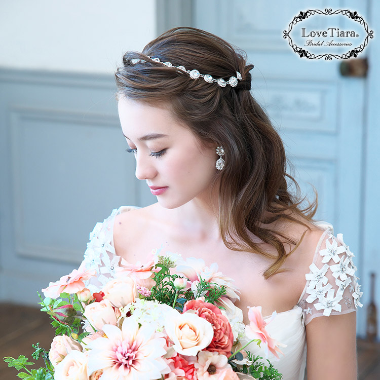 カチューシャ　ウエディング　ブライダル　結婚式