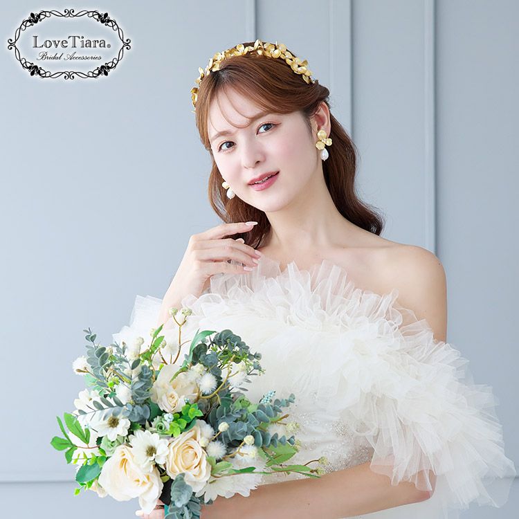 カチューシャ　ウエディング　ブライダル　結婚式