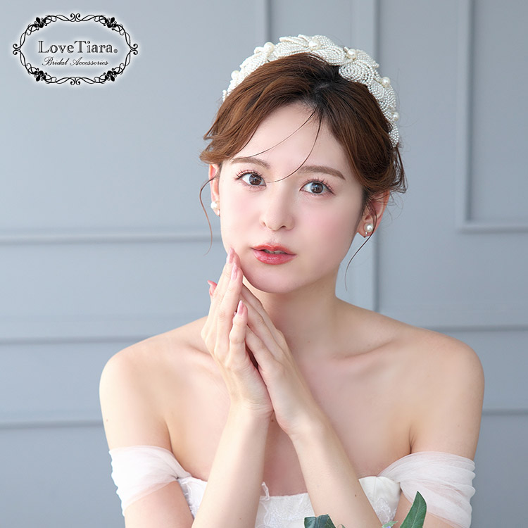 カチューシャ　ウエディング　ブライダル　結婚式