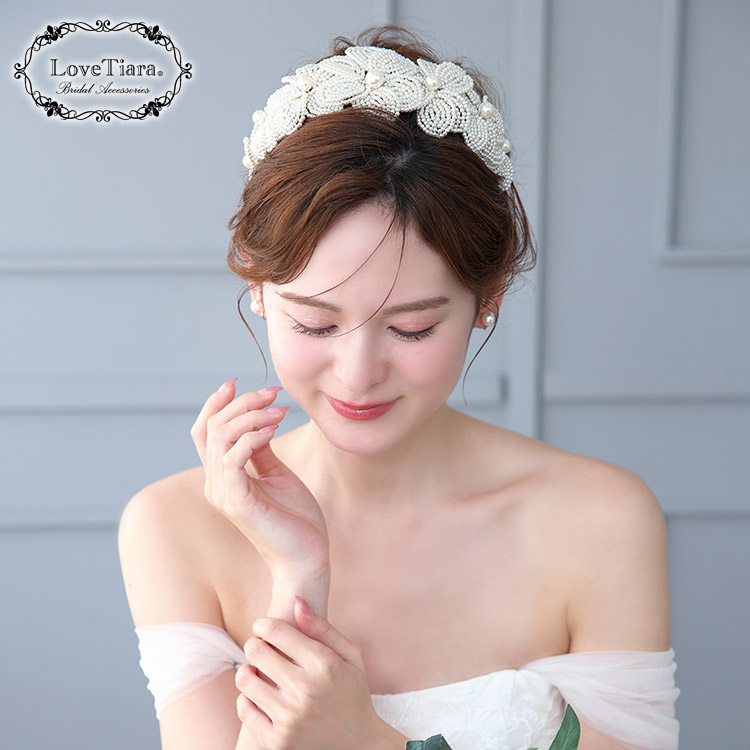 カチューシャ　ウエディング　ブライダル　結婚式