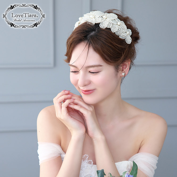 カチューシャ　ウエディング　ブライダル　結婚式