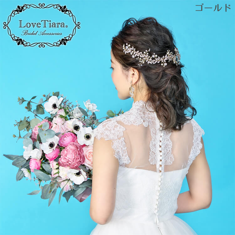 カチューシャ リボンカチューシャ ウェディング ブライダル 結婚式
