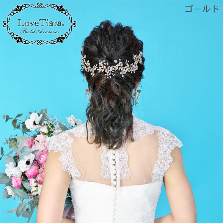 カチューシャ リボンカチューシャ ウェディング ブライダル 結婚式