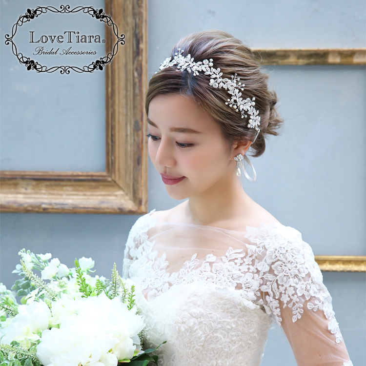 カチューシャ リボンカチューシャ ウェディング ブライダル 結婚式
