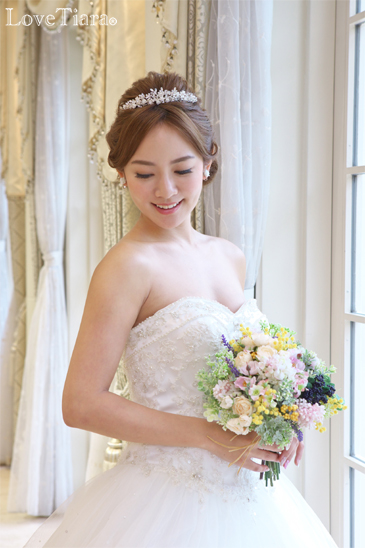 着用イメージ ティアラ ウエディング 結婚式