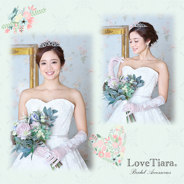 オーガンジーグローブ【アンジュ】 結婚式の手袋・グローブ ロング オーガンジーグローブ【アンジュ】 結婚式の手袋・グローブ ロング