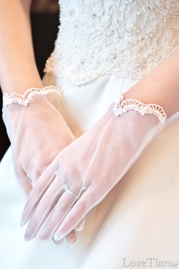 着用イメージ グローブ ウエディング 結婚式