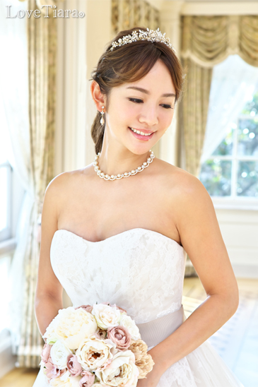 着用イメージ ネックレス ウエディング 結婚式