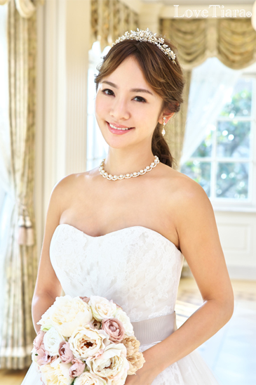 着用イメージ ネックレス ウエディング 結婚式