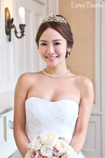 着用イメージ ネックレス ウエディング 結婚式