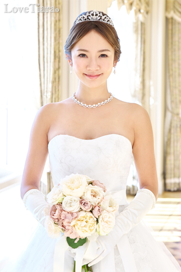 着用イメージ ネックレス ウエディング 結婚式