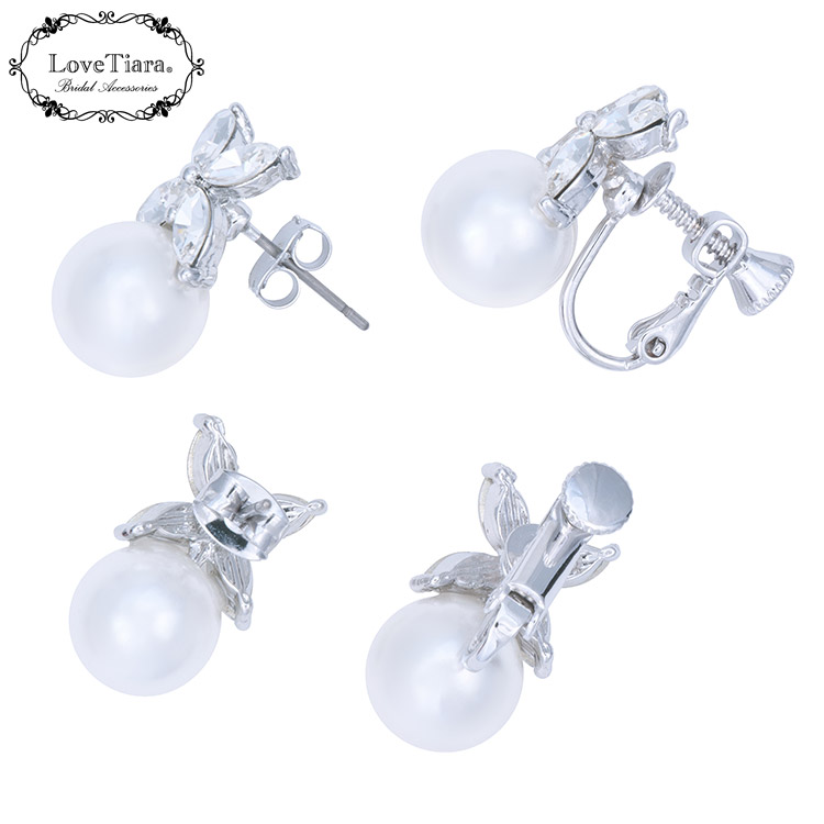 イヤリング　ウエディング　ブライダル　結婚式