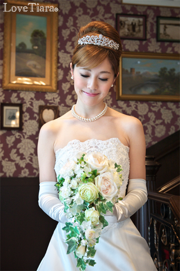着用イメージ ティアラ ウエディング 結婚式