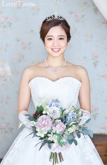 着用イメージ ネックレス ウエディング 結婚式