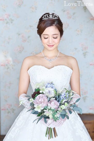 着用イメージ ネックレス ウエディング 結婚式
