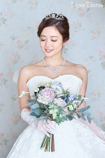 着用イメージ ネックレス ウエディング 結婚式