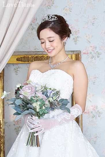 着用イメージ ネックレス ウエディング 結婚式