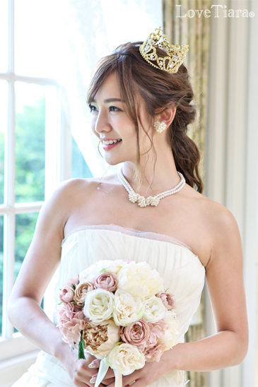 着用イメージ ネックレス ウエディング 結婚式