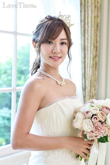 着用イメージ ネックレス ウエディング 結婚式