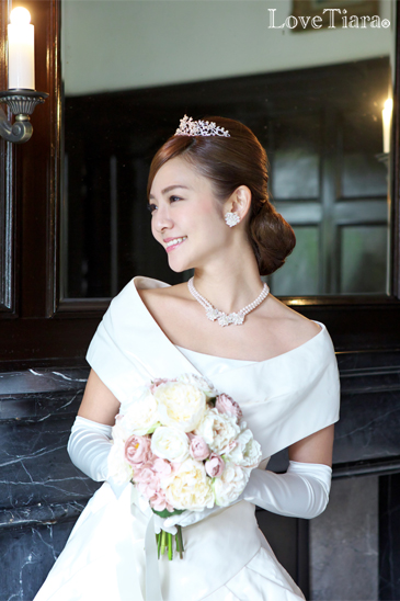 着用イメージ ネックレス ウエディング 結婚式
