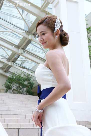 着用イメージ ブレスレット ビジュー ウェディング 結婚式