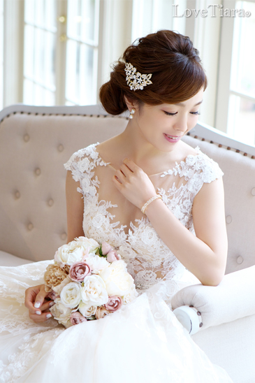 ブレスレット バングル ビジュー ウェディング 結婚式