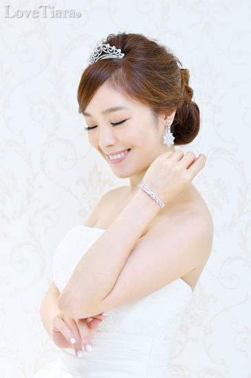 ブレスレット バングル ビジュー ウェディング 結婚式