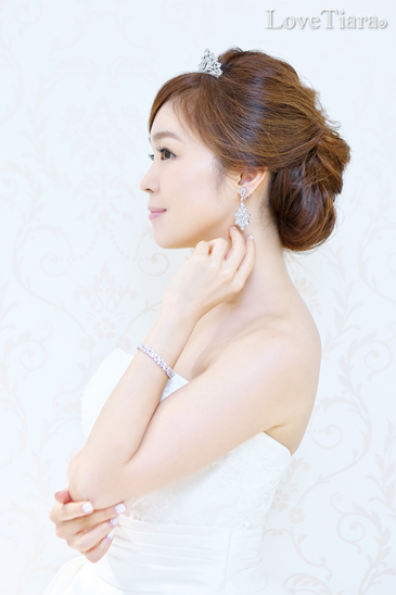 ブレスレット バングル ビジュー ウェディング 結婚式