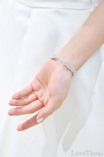 ブレスレット バングル ビジュー ウェディング 結婚式