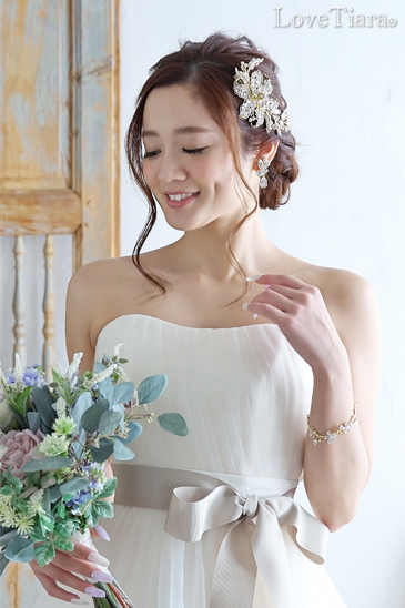ブレスレット ビジュー ウェディング ブライダル 結婚式