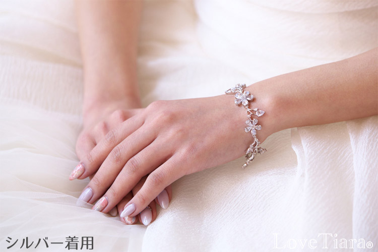 ブレスレット ビジュー ウェディング ブライダル 結婚式
