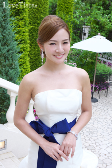 着用イメージ ブレスレット ビジュー ウェディング 結婚式