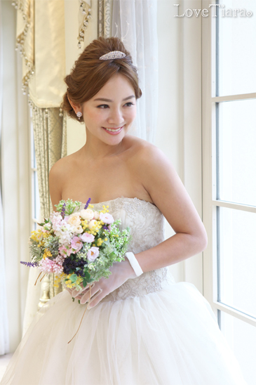 着用イメージ ティアラ ウエディング 結婚式