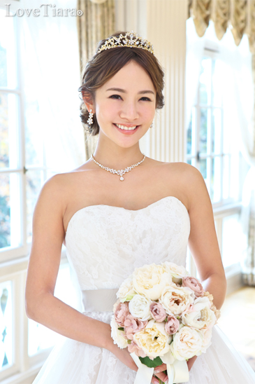 着用イメージ ネックレス ウエディング 結婚式